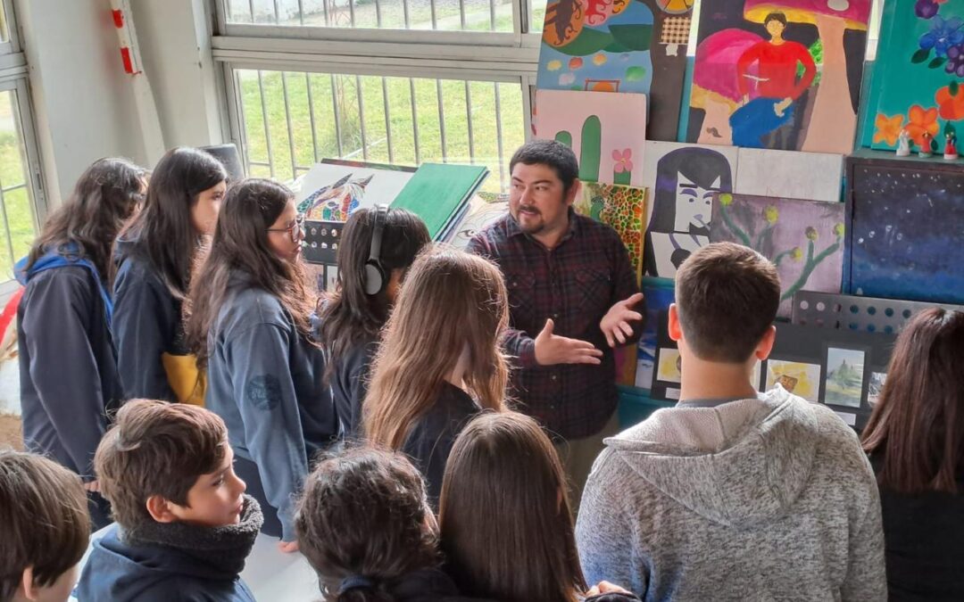 Jornada Artística «ARTE POSTAL» en el Liceo Bicentenario de Excelencia Técnico Puente Ñuble